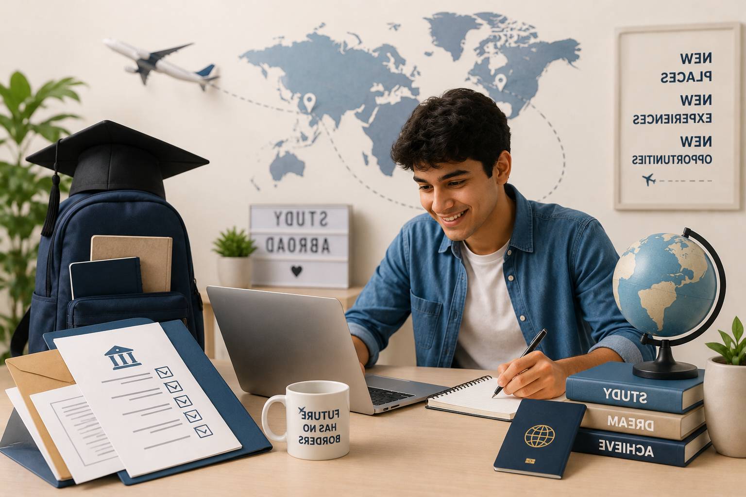 Student planning education finances
